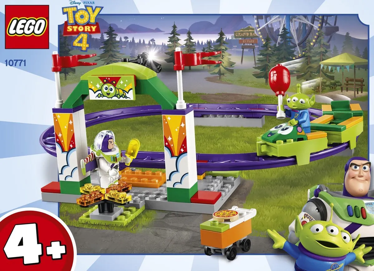 LEGO 4+ Toy Story Kermis Achtbaan 10771 - 98 Stukken
