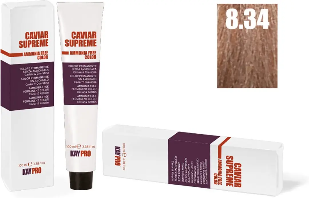 KayPro Caviar Supreme 8.34 Permanent Haarkleuring 100ml - Licht Blond