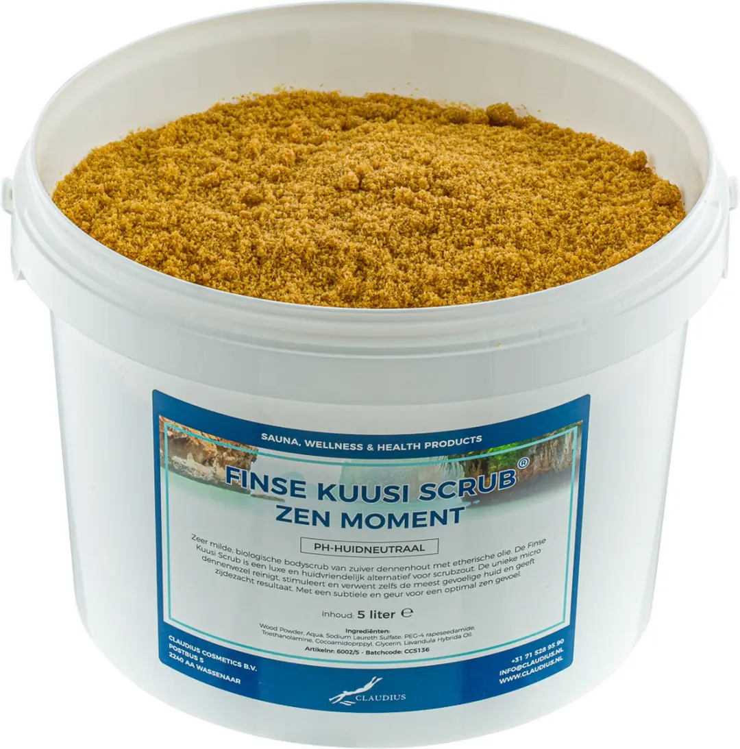 Splashbox Cosmetics Kuusi Scrub Zen Moment 5L