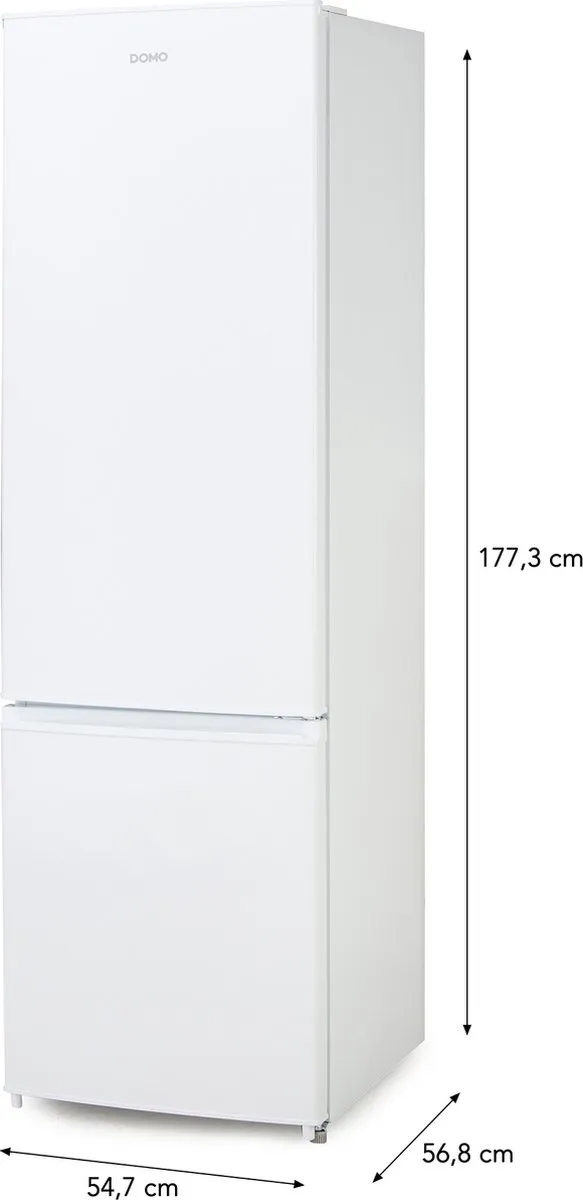 Domo DO91335C Koelvriescombinatie 262L - Wit - afbeelding 4 van 6
