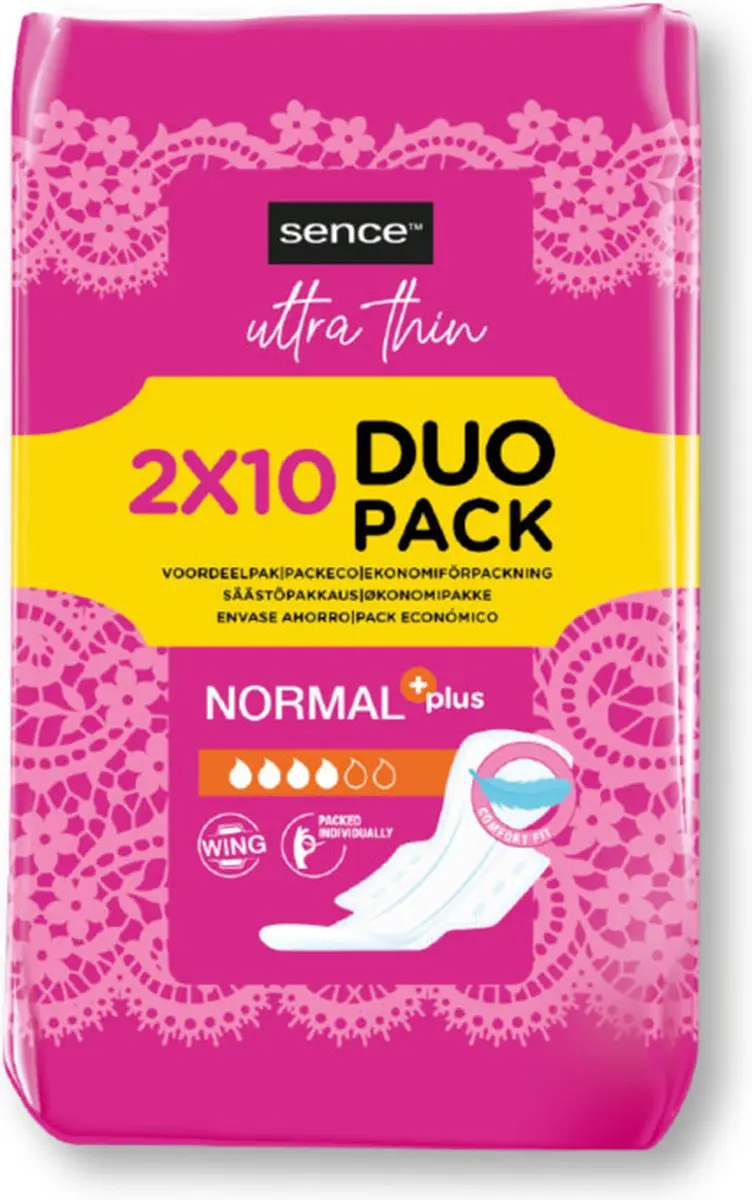 Sence Maandverband Normal 20 Stuks (6x)