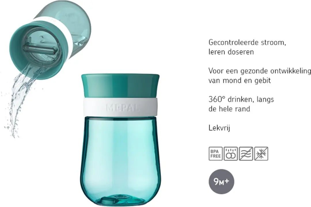 Mepal Mio 360° Oefenbeker Little Dutch 300ml - Little Farm