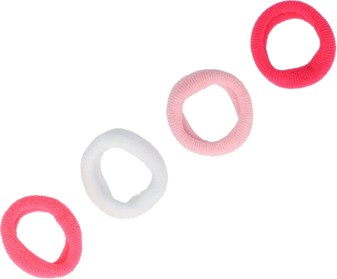 Haarsoires Haarelastiekjes Mini 2cm - Roze - 100 Stuks