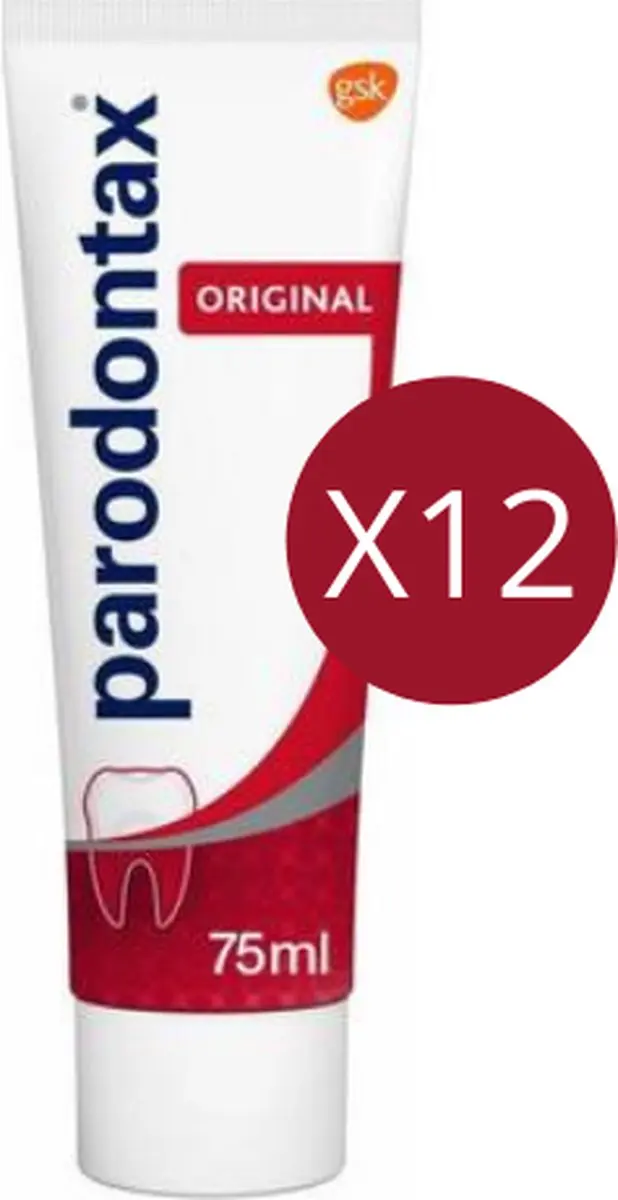 Parodontax Original Tandpasta 75ml - 12 Stuks