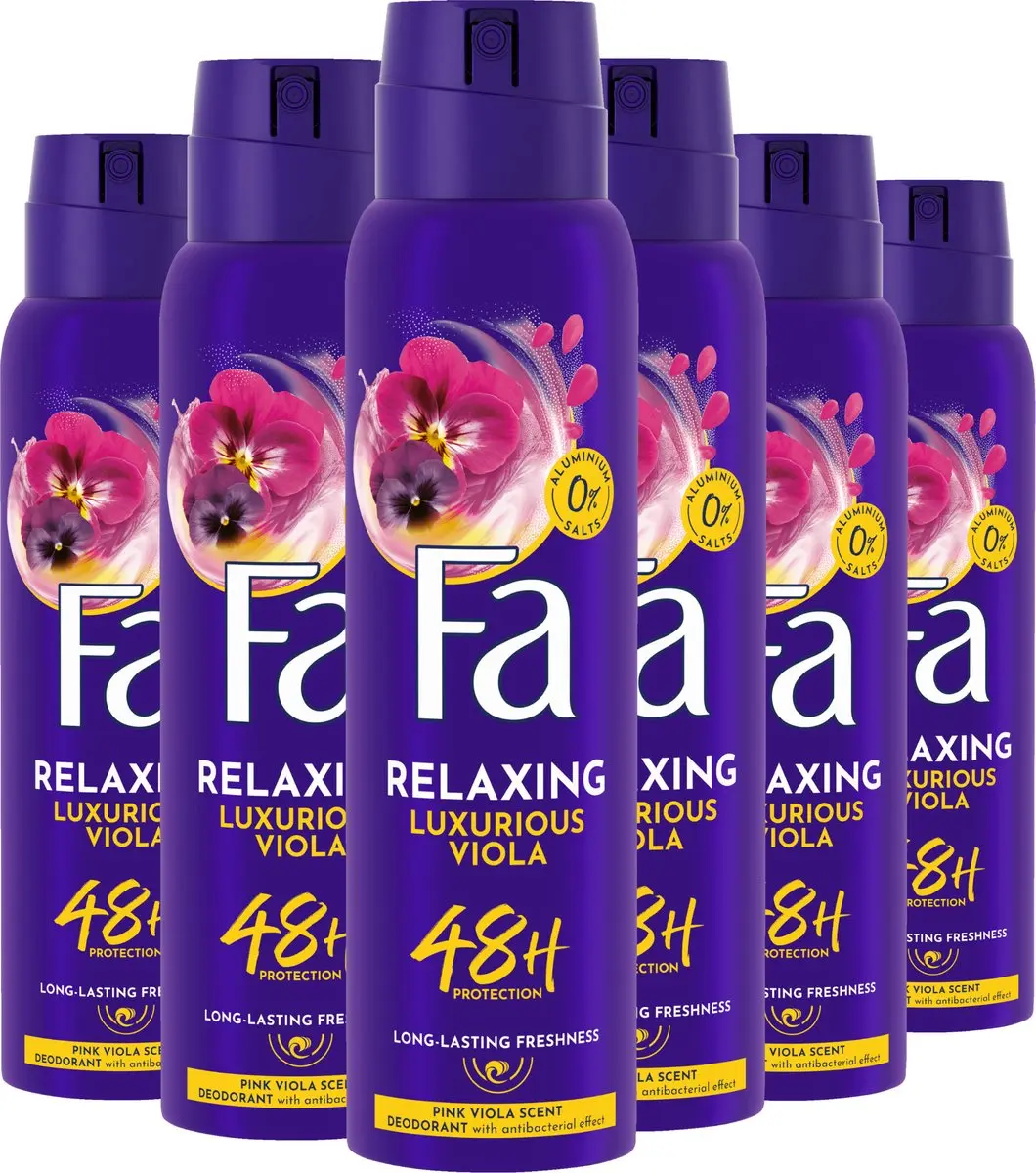 Fa Luxurious Viola Deo Spray 6x150ml