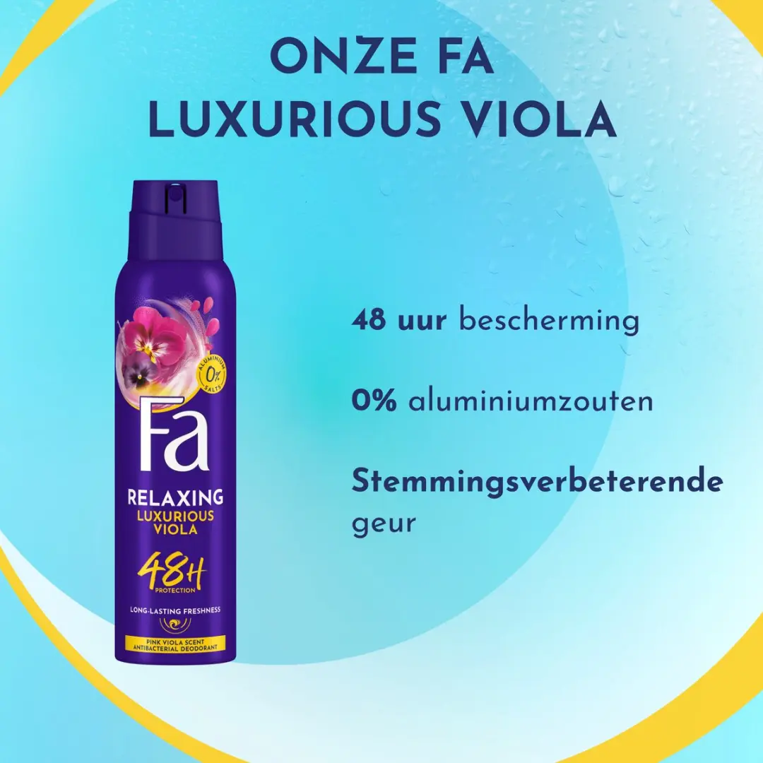 Fa Luxurious Viola Deo Spray 6x150ml