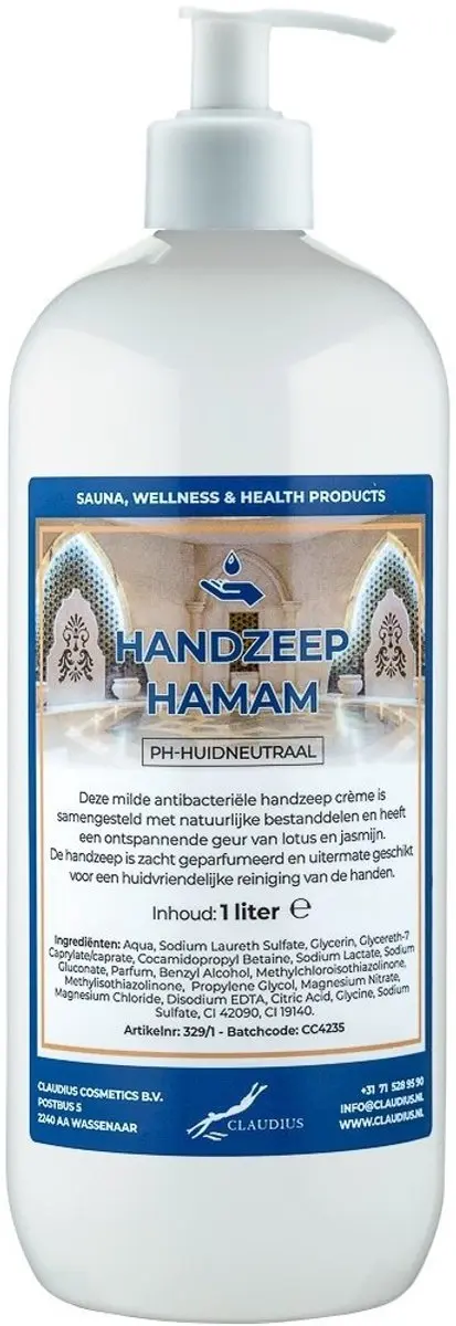 Splashbox Cosmetics Handzeep Hamam 1L