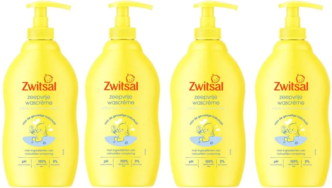 Zwitsal Wascreme 4x400ml