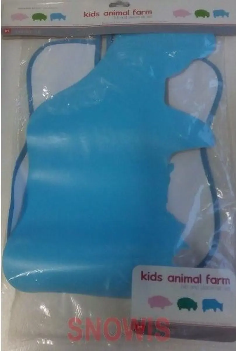 Present Time Slab & Placemat Farm Dieren Blauw