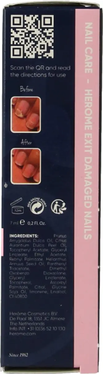 Herome Exit Damaged Nails Nagelolie 7ml - 2 Stuks - afbeelding 6 van 6