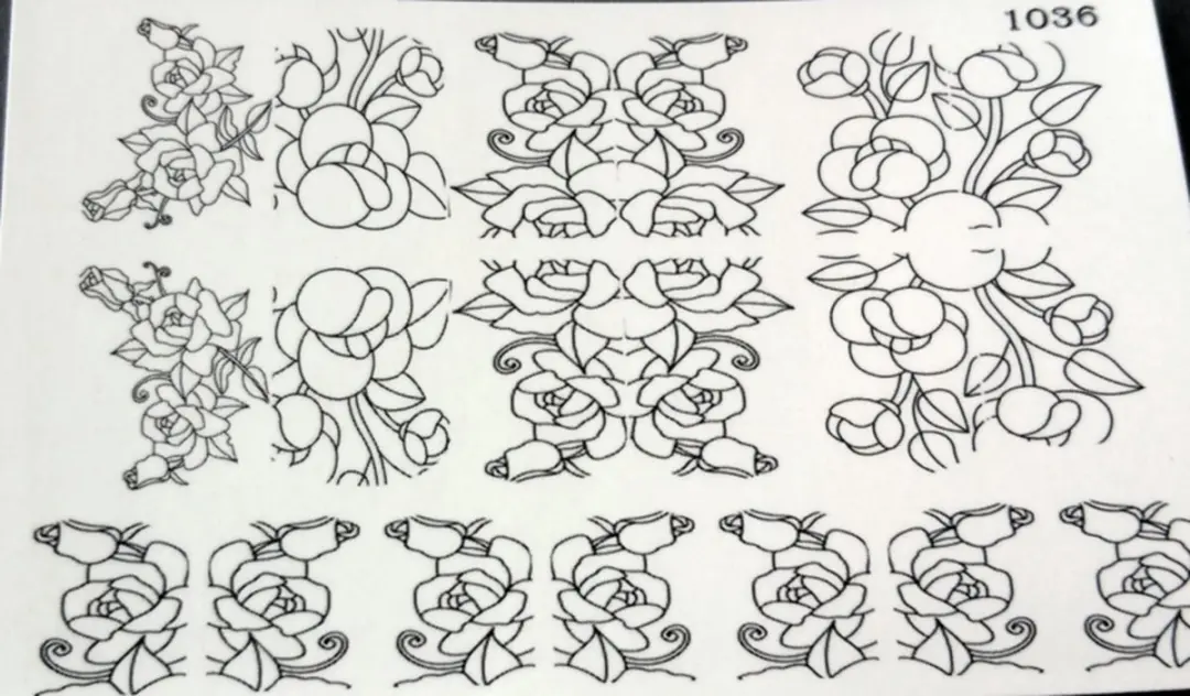 Korneliya Water Decal Nail Wrap WD 1036