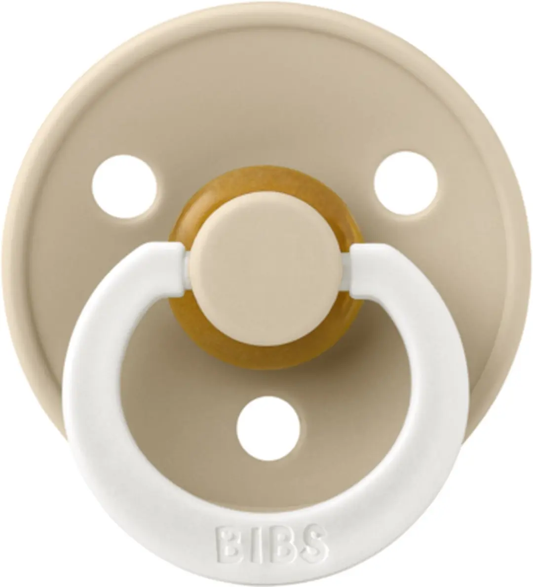 BIBS Vanilla Glow Glow-in-the-Dark Speen Maat 2