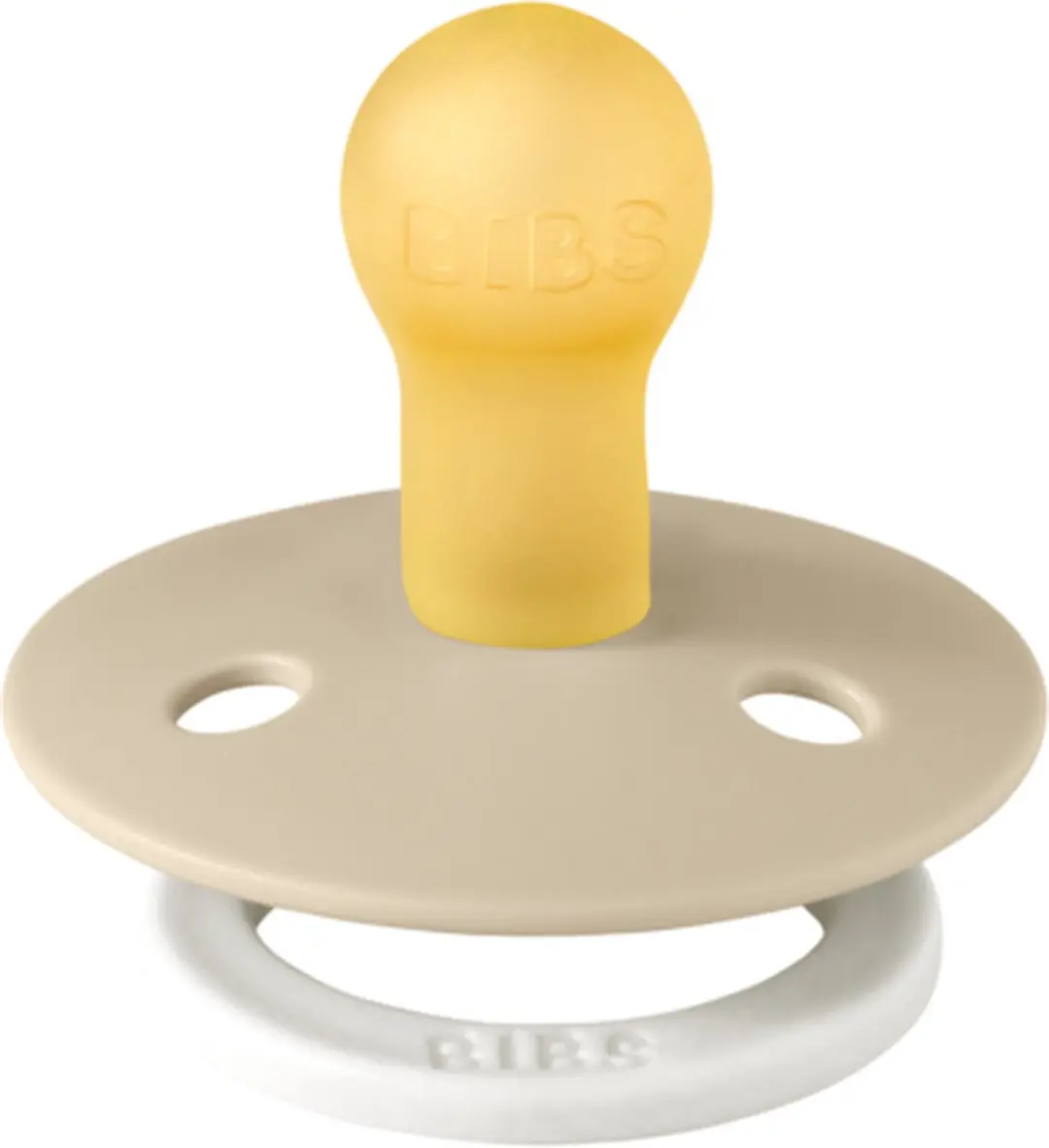 BIBS Vanilla Glow Glow-in-the-Dark Speen Maat 2 - 6-18 maanden