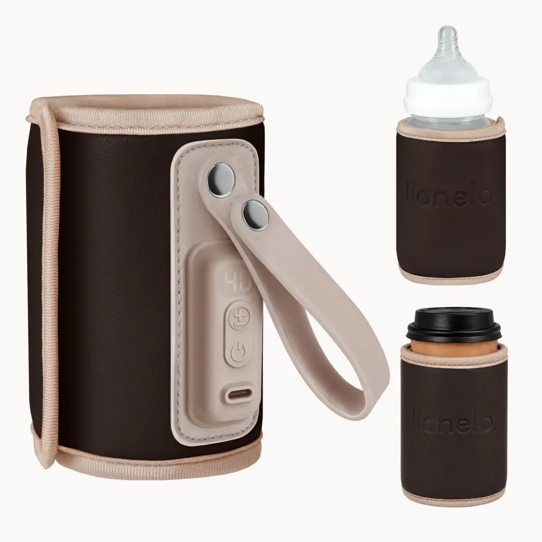 Lionelo Thermup Go Flessenwarmer - USB-C - 5 standen 38-50°C - Zilver