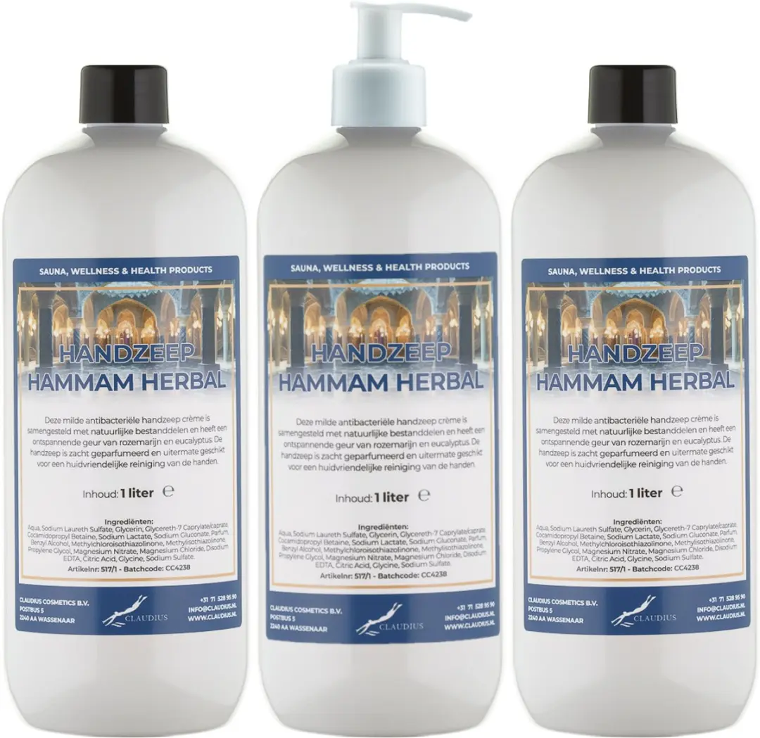 Splashbox Cosmetics Hammam Herbal Handzeep 1L