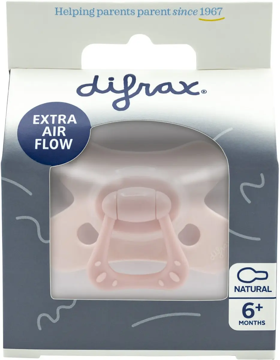 Difrax Fopspeen Uni Edelsteen Pink Opal