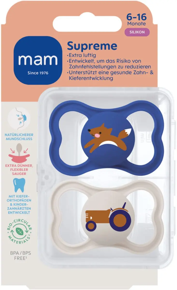 MAM Supreme Fopspeen 6-18mnd