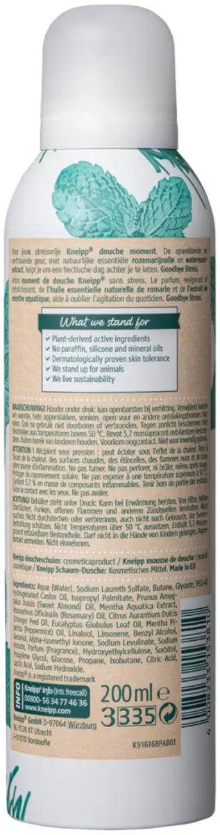 Kneipp Douche Foam Goodbye Stress 200ml