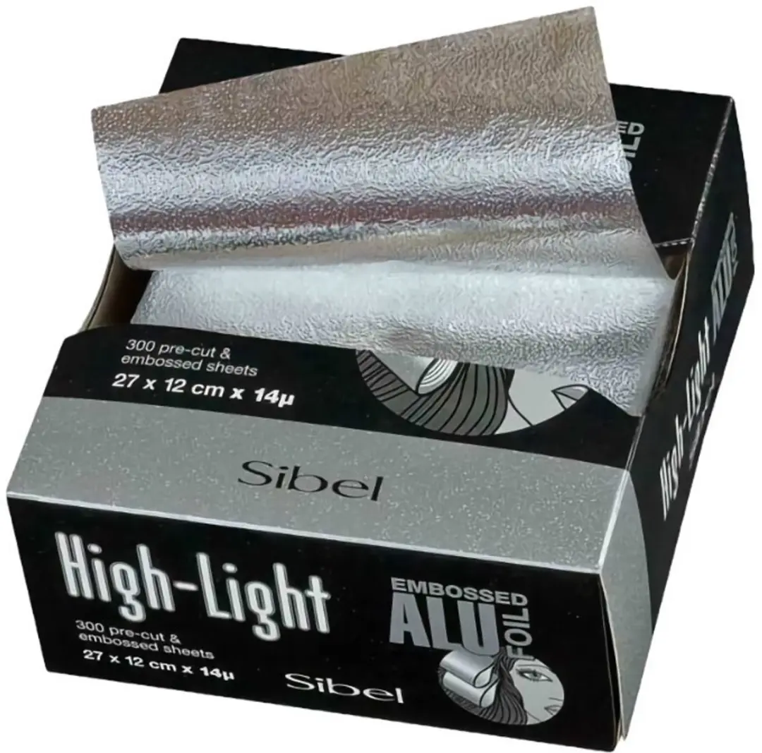 Sibel Aluminiumfolie Vellen Reliëf 300 Stuks