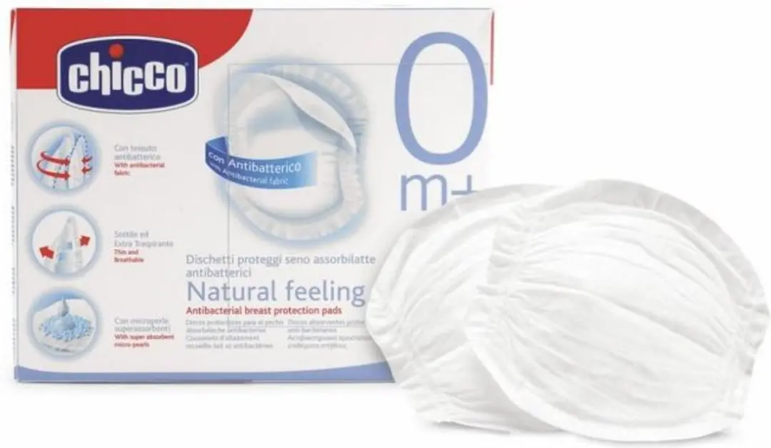 Chicco Anti-Bacteriële Wegwerp Borstcompressen 30 Stuks