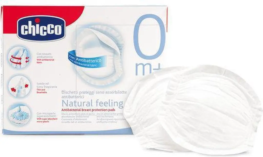 Chicco Anti-Bacteriële Wegwerp Borstcompressen 30 Stuks