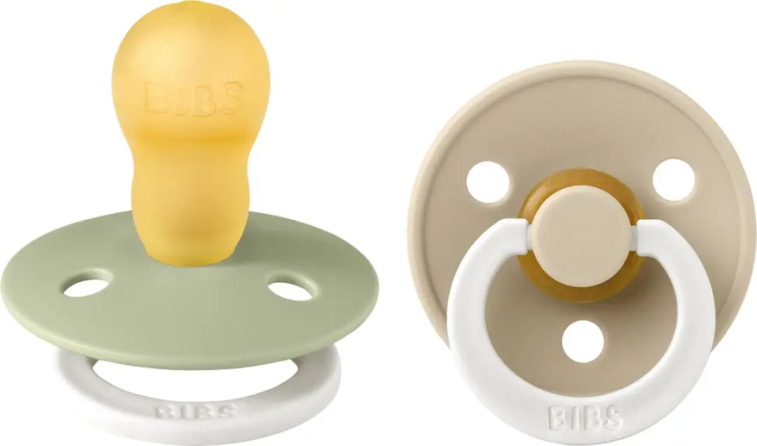 BIBS Colour Glow Speen - 2 Stuks - Sage Glow/Vanilla Glow