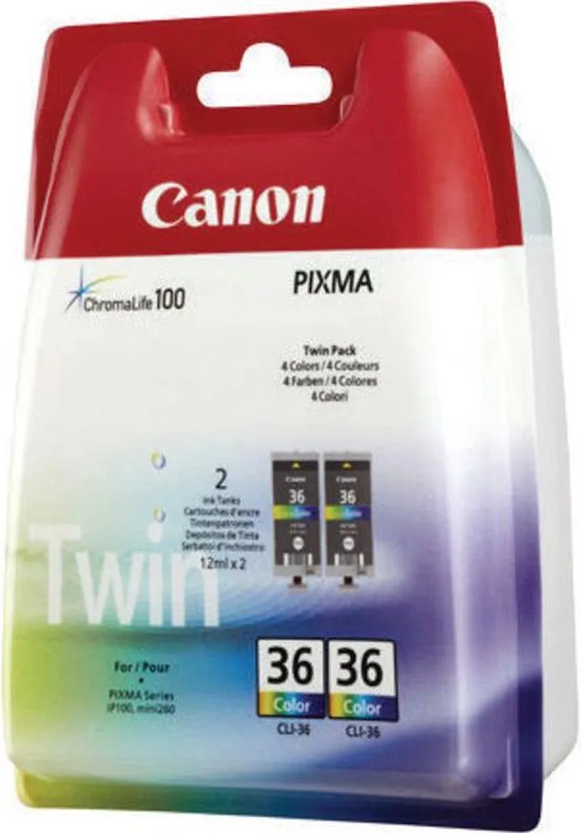 Canon CLI-36 Inktcartridge CMYK - 4 Stuks