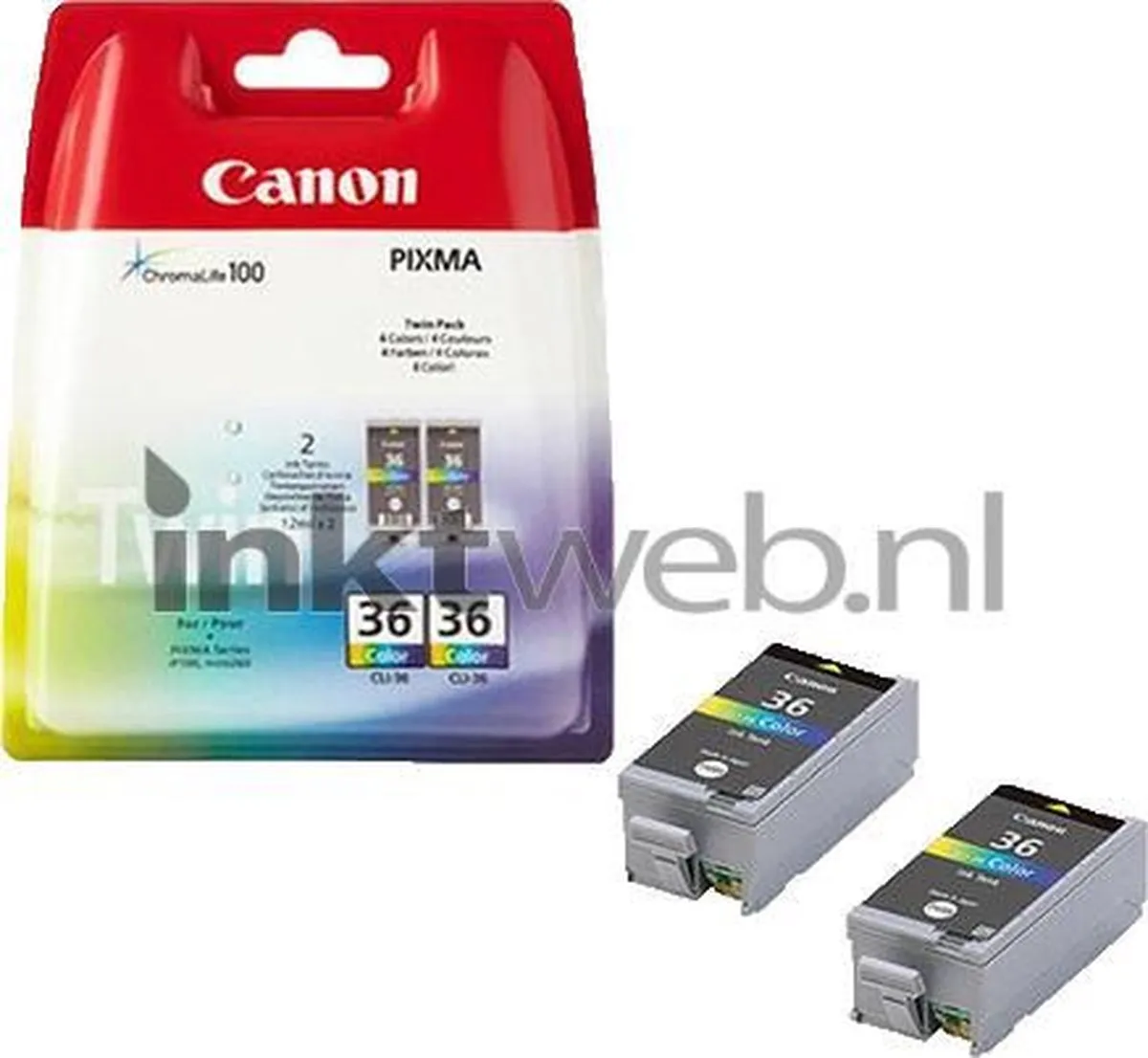 Canon CLI-36 Inktcartridge CMYK - 4 Stuks