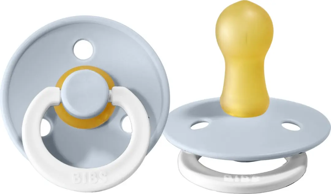 BIBS Fopspeen Glow Baby Blue - 6-18 Maanden