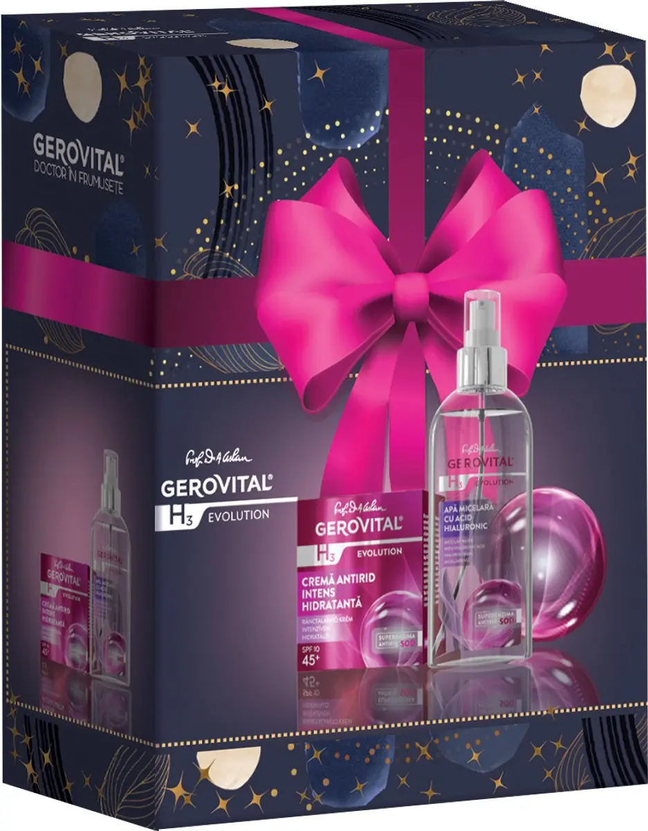 Gerovital Evolution Geschenkset Antirimpelcrème & Micellair Water
