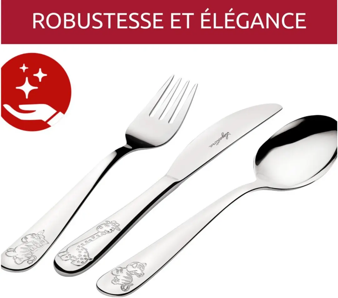 Lagostina Lavinia Kinderbestek Set - 3-delig - RVS