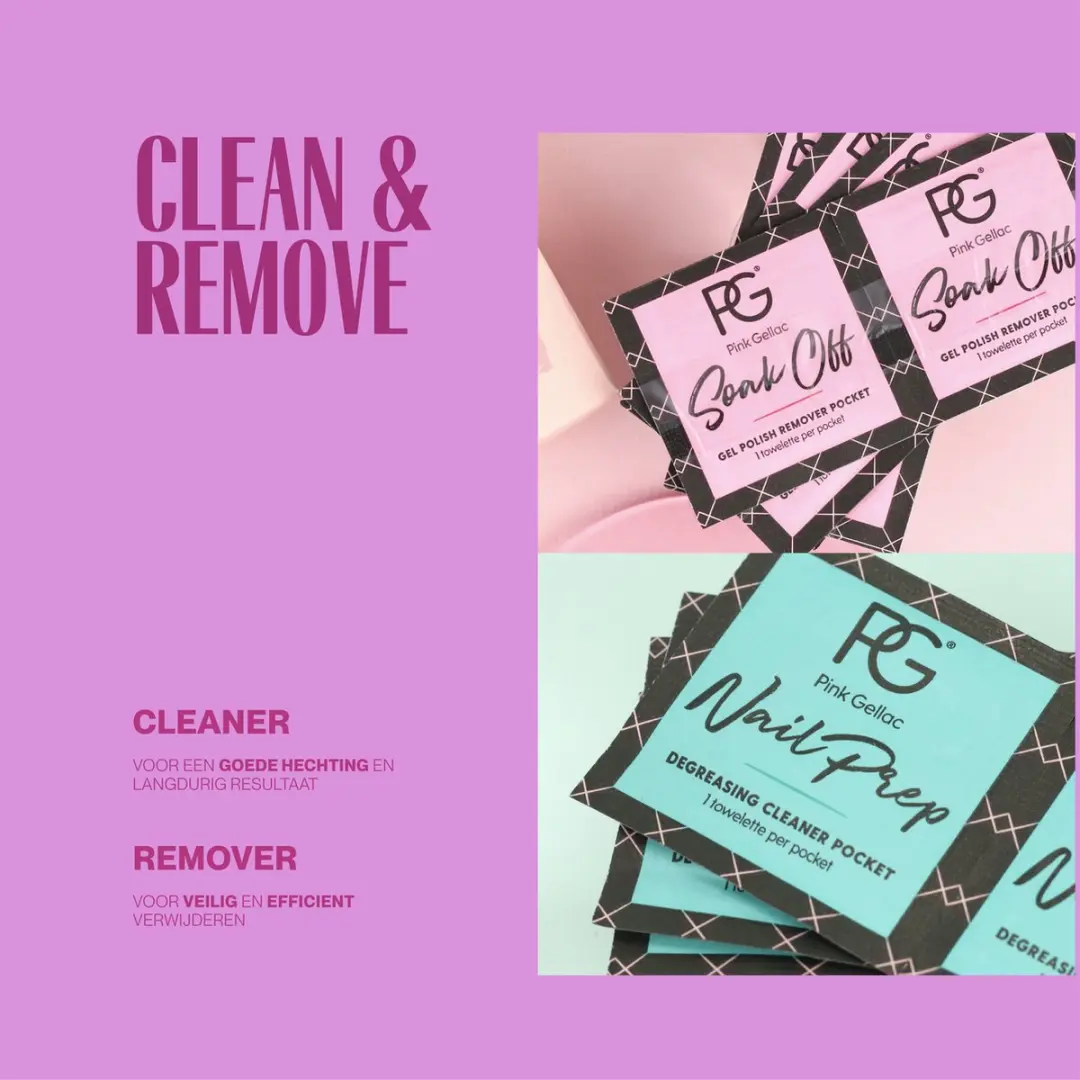 Pink Gellac Starterspakket Peel & Soak Off - Manicure Set 60ml