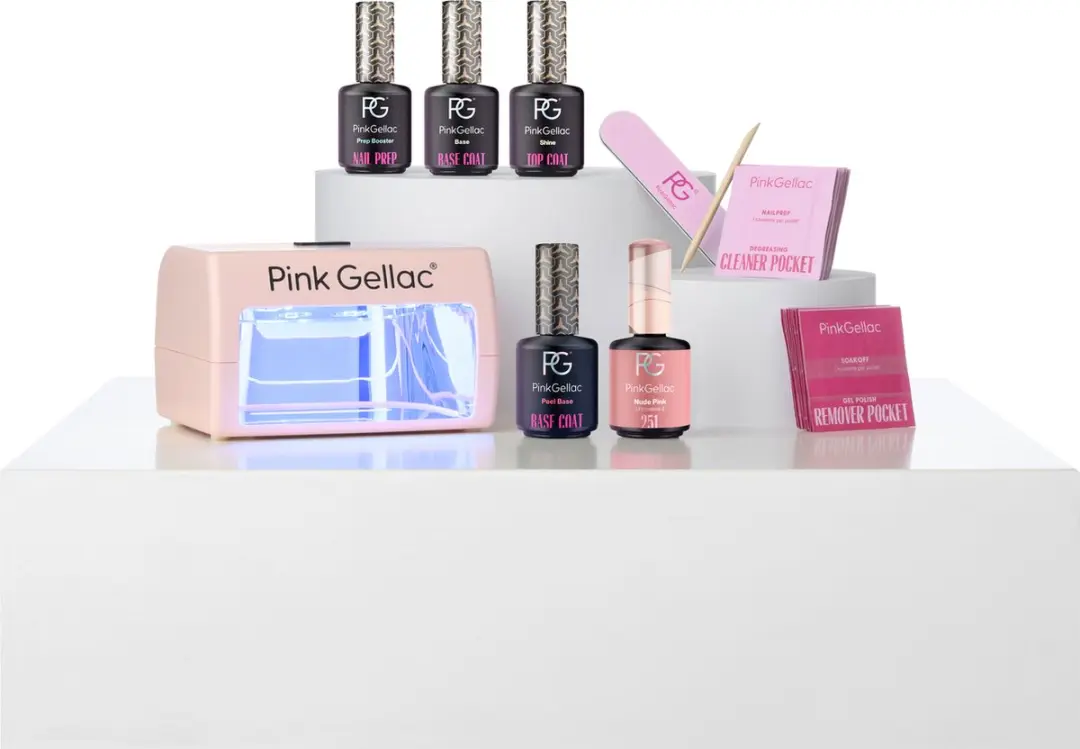 Pink Gellac Starterspakket Peel & Soak Off