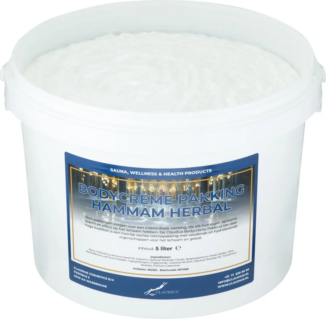 Splashbox Cosmetics Hammam Herbal Bodycrème 5L