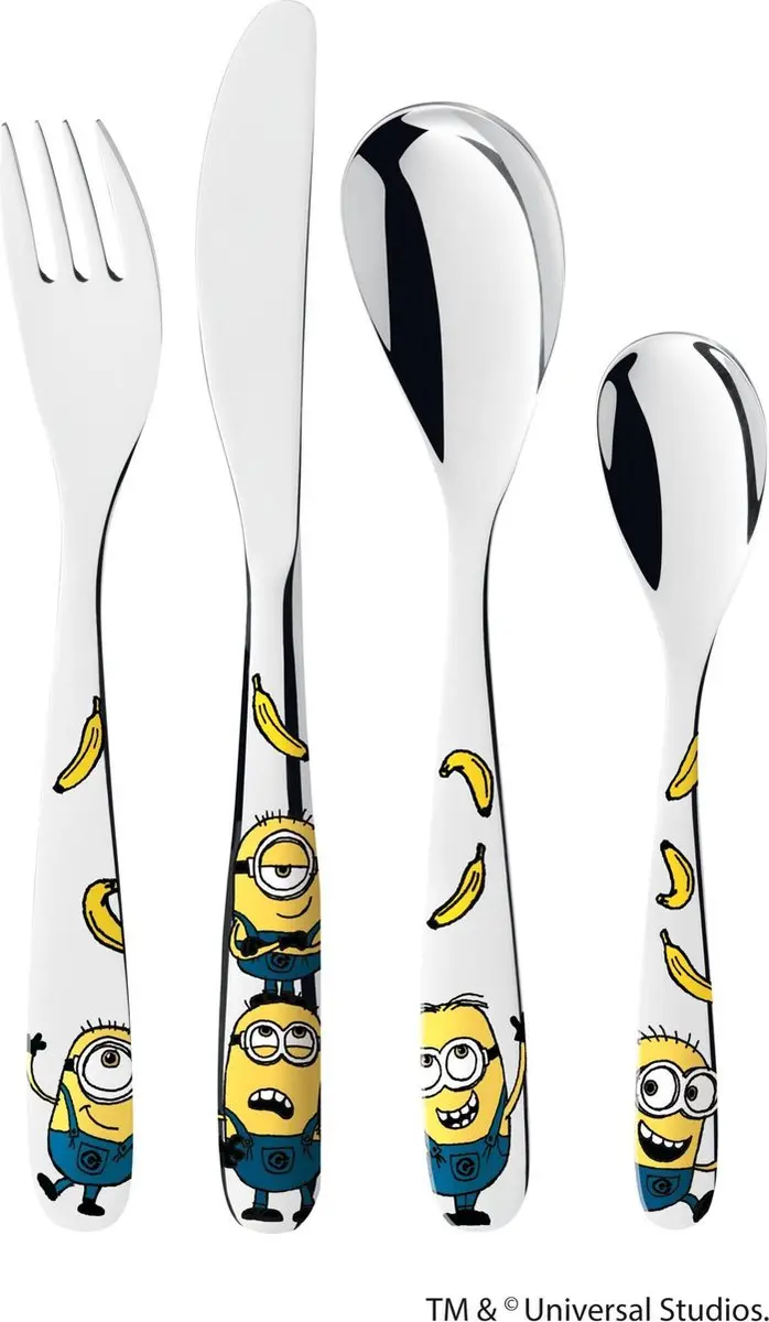 WMF Kids Minions Kinderbestekset 4-delig