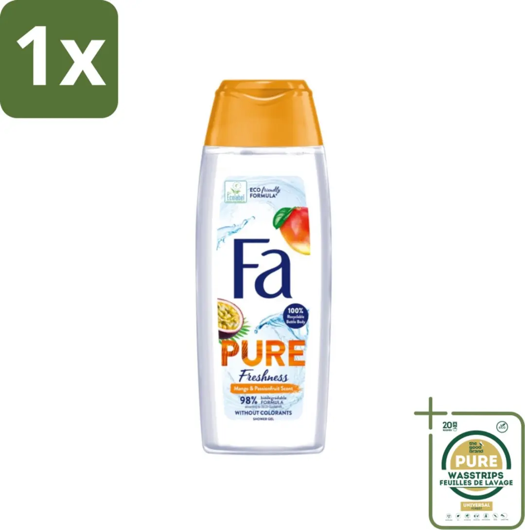 Fa Douchegel Pure Freshness Mango & Passievrucht 250ml