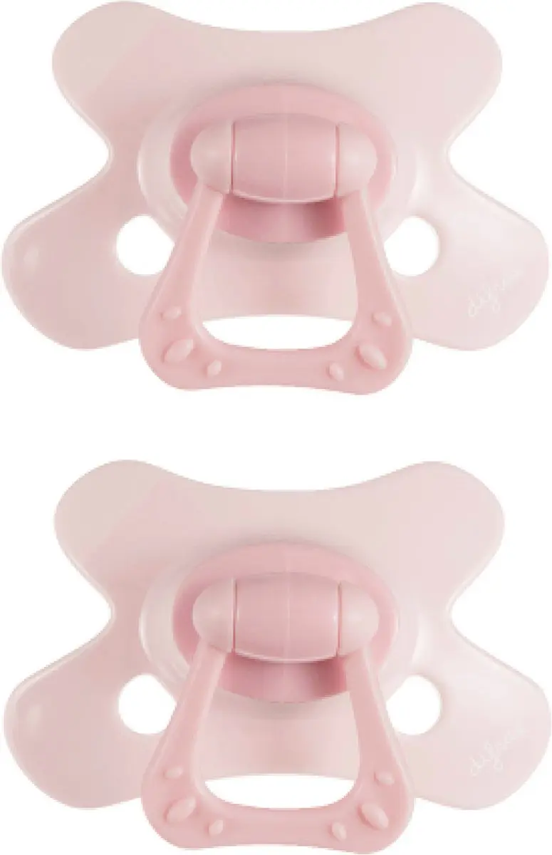 Difrax Dental Fopspeen 18+ Maanden - 2 Stuks Lichtroze