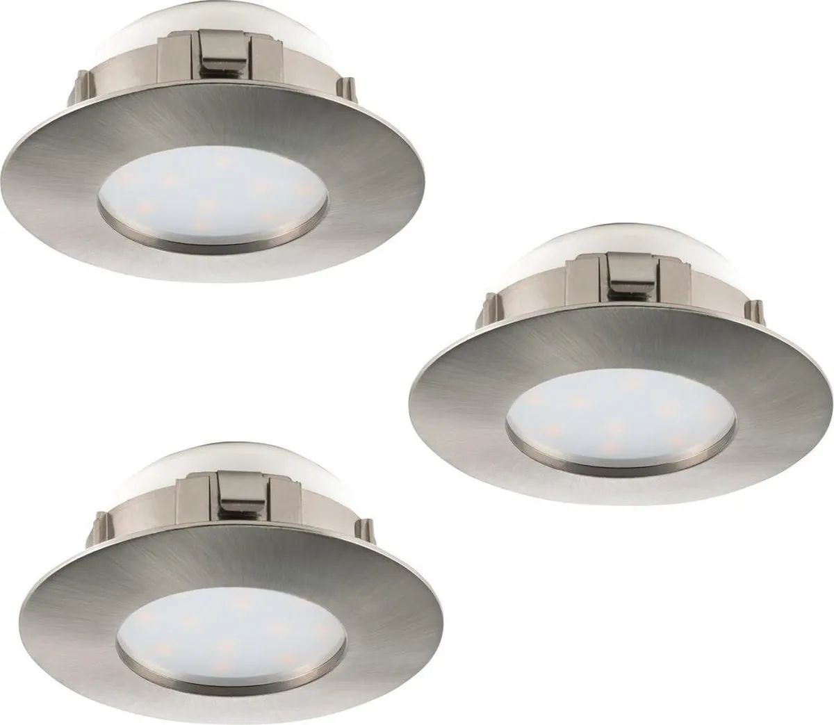 Eglo Pineda Inbouwarmatuur 3 Lichts - 78cm Nikkel-Mat