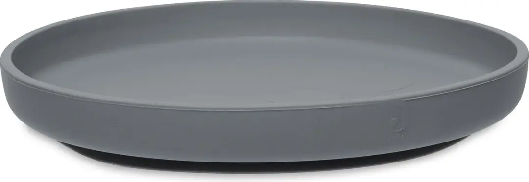 Jollein Siliconen Bordje Storm Grey - Baby 6-18 maanden