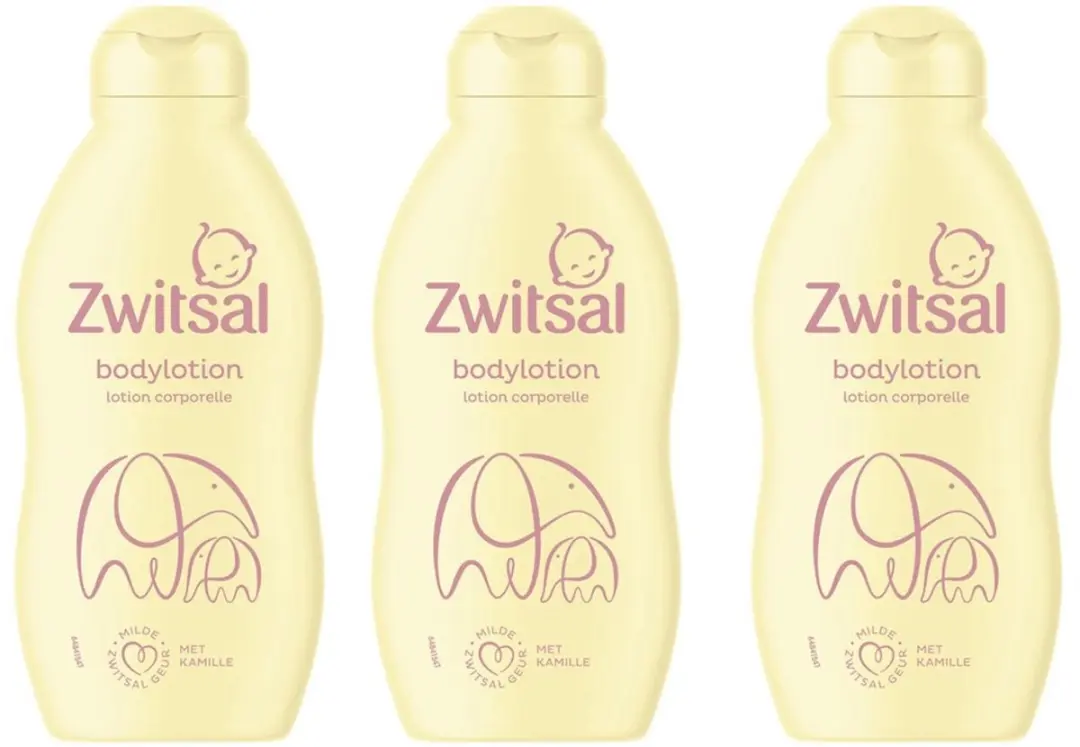 Zwitsal Baby Bodylotion 3x200ml