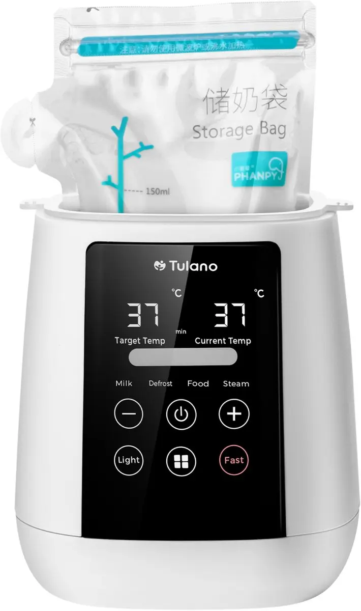 Tulano Ellie 35 Flessenwarmer & Sterilisator - 6-in-1 - Wit