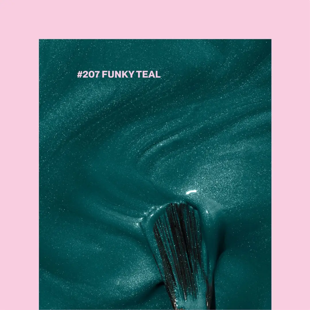 Pink Gellac 207 Funky Teal Gellak 15ml