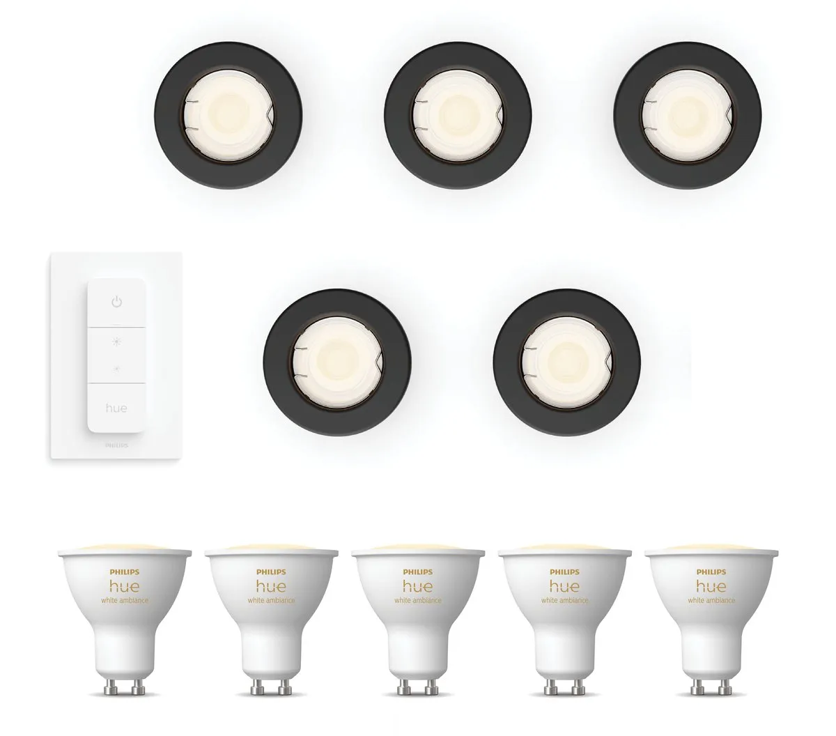 Philips Hue Peridot Inbouwspots 5 Stuks