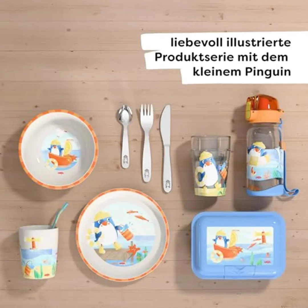 Haba Pinguïn Kinderbeker Melamine - 250ml Meerkleurig