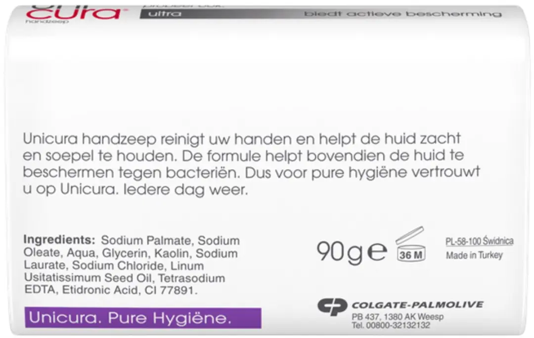 Unicura Antibacteriële Blokzeep Balance 12x180g
