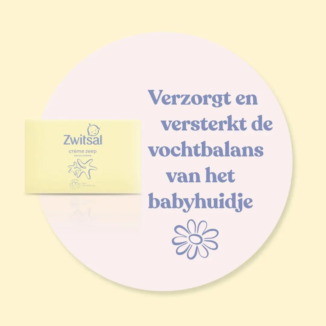 Zwitsal Baby Crème Zeep - 12x90g