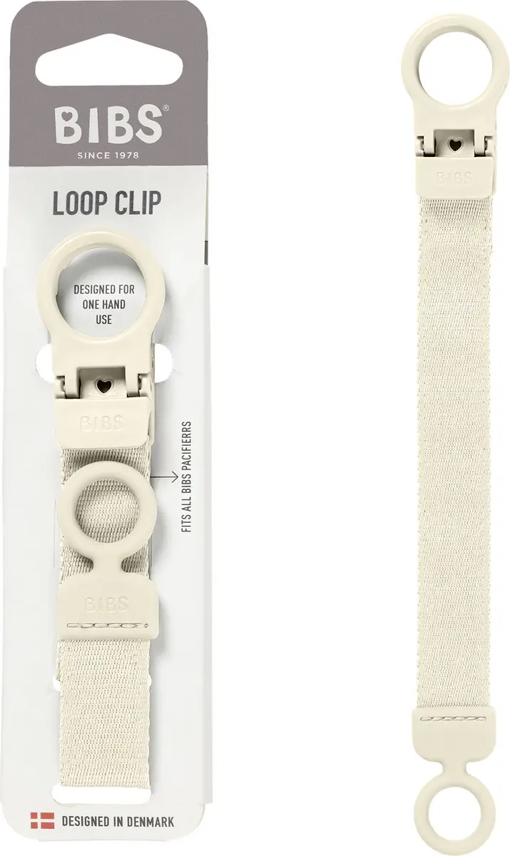 BIBS Lus-speenclip Ivory