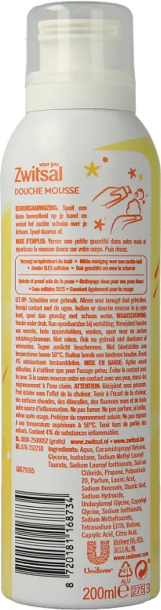 Zwitsal Haar- Bad en Douche 200ml