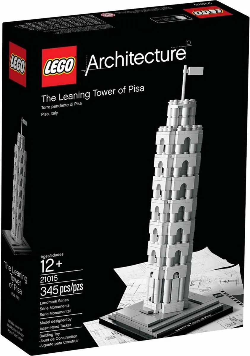 LEGO Architecture Toren van Pisa 21015 - 345 Stukken - Wit