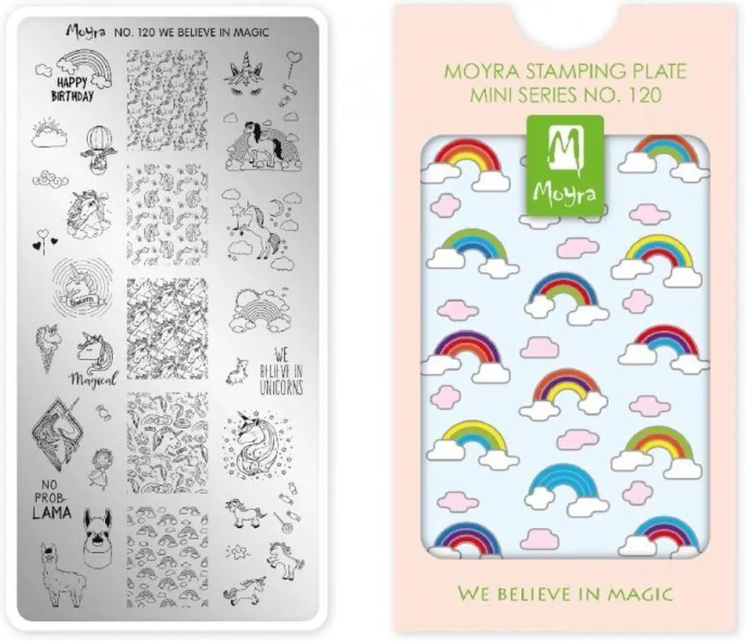 Moyra Mini Stamping Plate M120 We Believe in Magic